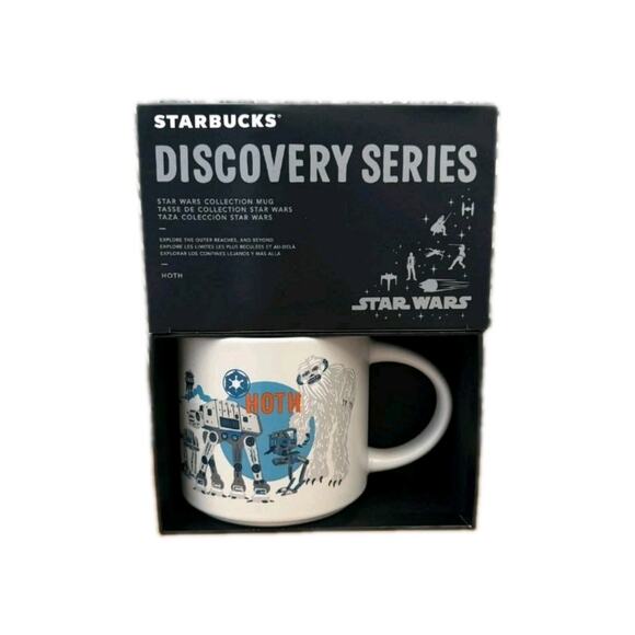 Disney Star Wars Hoth Starbucks Mug Cup Discovery Series with BOX 14 oz - Picture 1 of 6